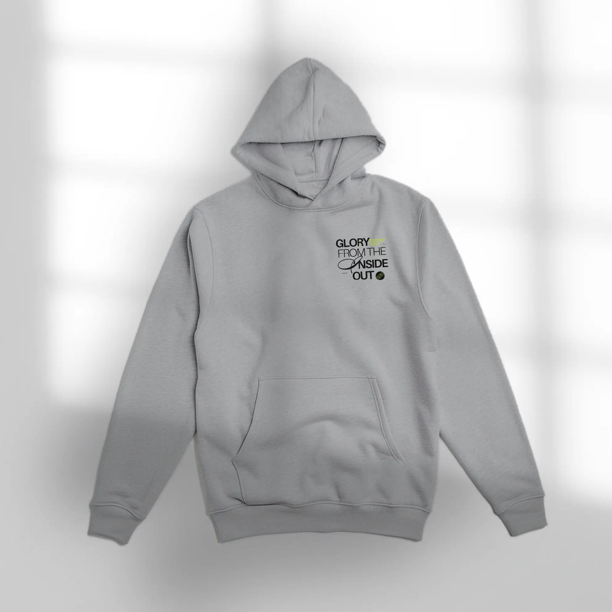 Glory from the Inside Out Heather Grey Hoodie